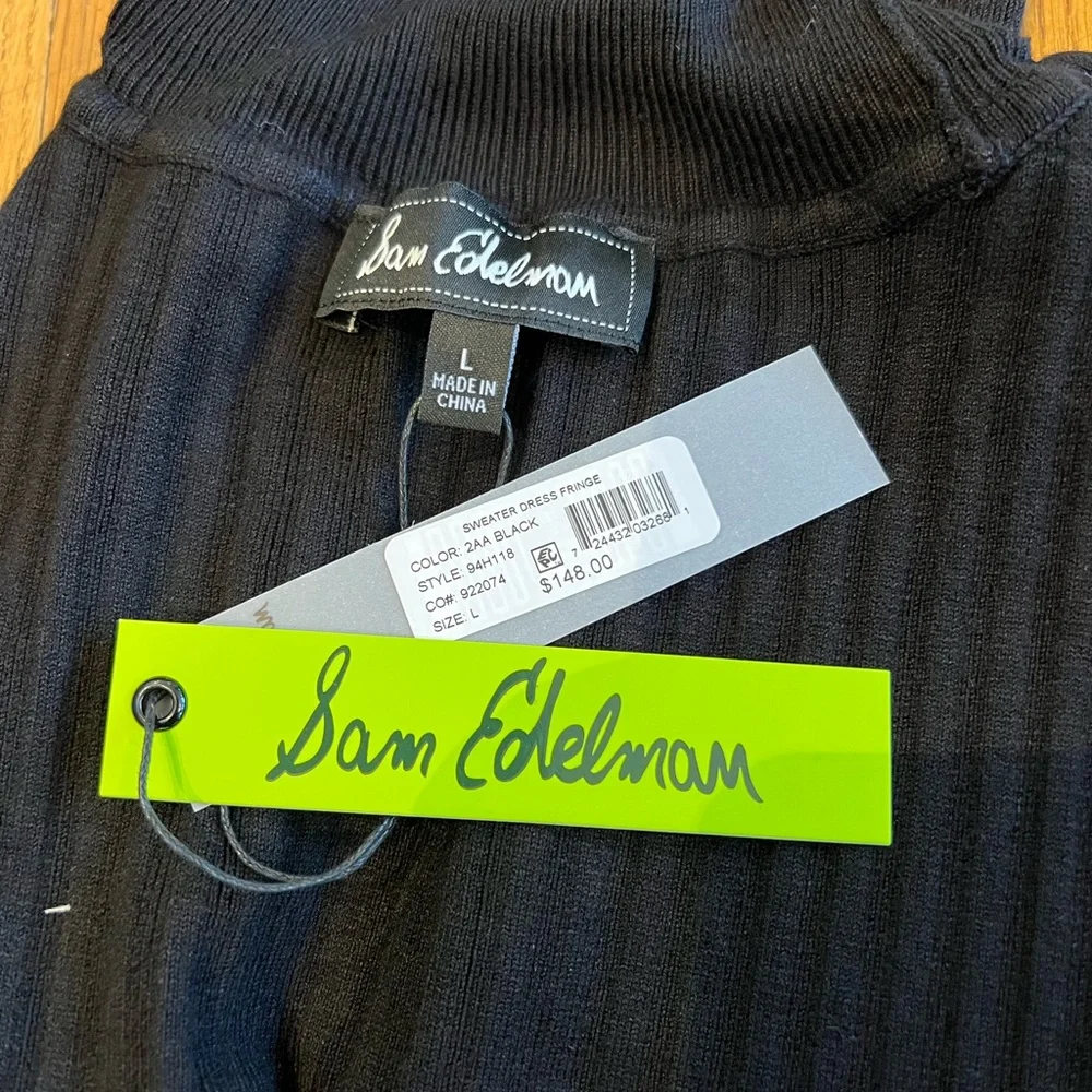 NWT Sam Edelman Hi Neck Mini Dress - Picture 6 of 6